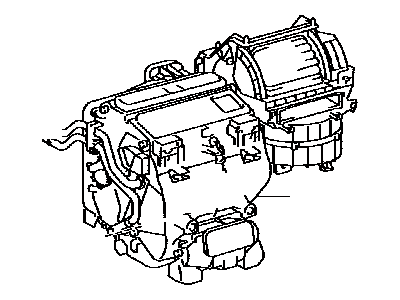 Toyota 87201-06430 Duct Sub-Assembly, Air