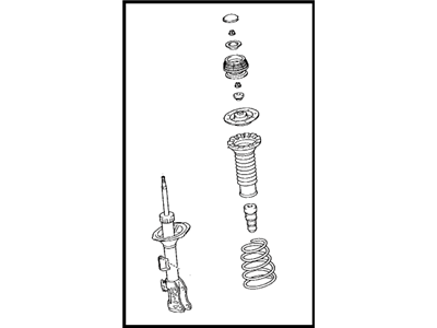 Toyota Yaris/Vitz 2010-14 Front SHOCK ABSORBER Pair in Stock in