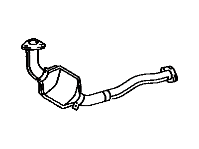 Toyota Supra Exhaust Pipe - 17410-42140