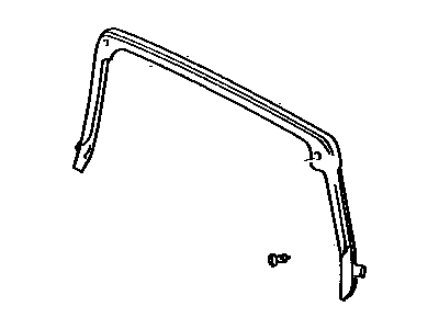 1991 Toyota Supra Weather Strip - 63252-14031