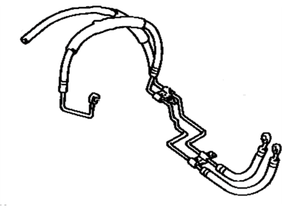 Toyota Supra Power Steering Hose - 44410-14140