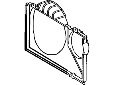 Toyota 16711-42060 Shroud Sub-Assy, Fan