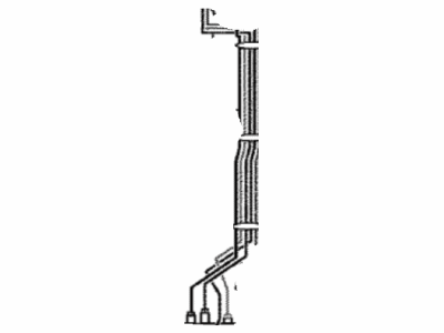 Toyota 47317-47070 Tube, Front Brake, NO.7