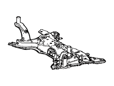 Toyota 51201-47072 CROSSMEMBER Sub-Assembly