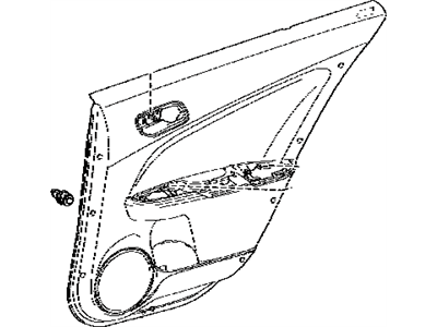 Toyota 67640-47B00-C0 Panel Assembly, Rear Door