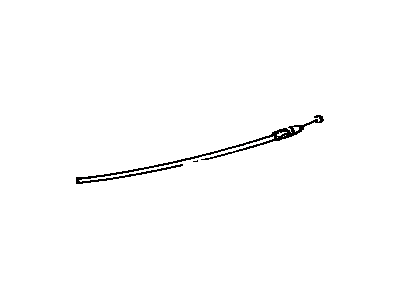 1986 Toyota Pickup Fuel Door Release Cable - 77035-89106