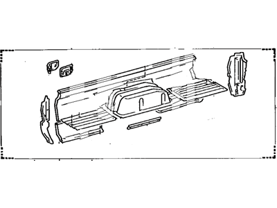 Toyota 65500-89269 Panel Assembly, Rear Body Side, RH