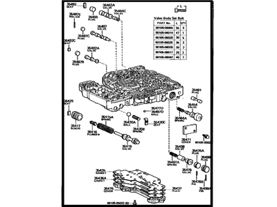 1989 Toyota 4Runner Valve Body - 35420-35040