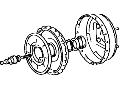 Toyota 44601-30350 Diaphragm Plate Sub-Assy, Booster, Rear