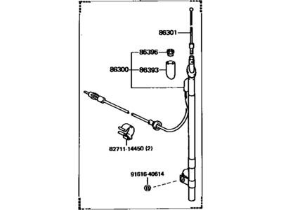 1985 Toyota 4Runner Antenna - 86300-39085