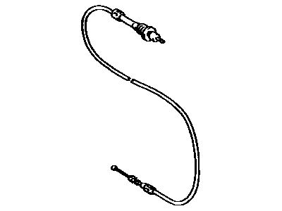 1986 Toyota Pickup Throttle Cable - 78401-89107