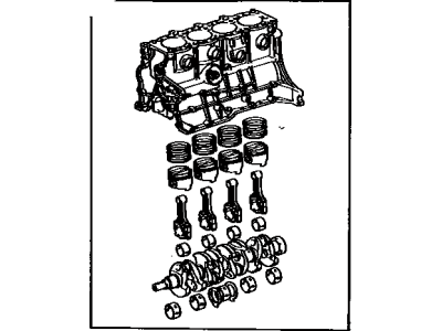 Toyota 11400-74070 Block Assembly, Short