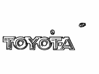 1986 Toyota Camry Emblem - 75441-32010