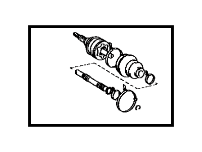 Toyota 43460-39019 Shaft Assembly Front Drive Outboard Joint Right