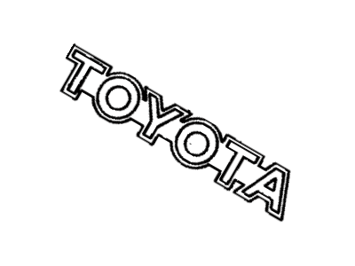 1986 Toyota Camry Emblem - 75311-39195