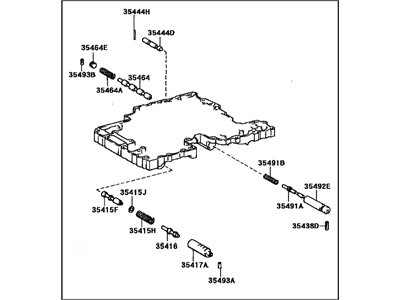 Toyota Tundra Valve Body - 35420-22190