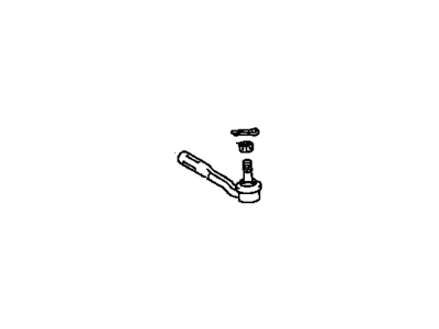Toyota 45047-09090 Tie Rod End Sub-Assembly, Left