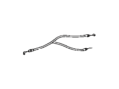 Toyota 69710-0C010 Cable Assembly, Front Door