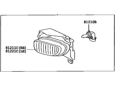 Toyota Tundra Fog Light - 81210-0C021