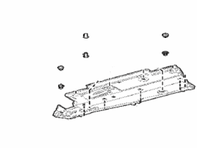 Toyota 58165-07020 Cover, Fr Floor, RH