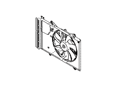 Toyota Yaris iA Fan Shroud - 16711-WB001