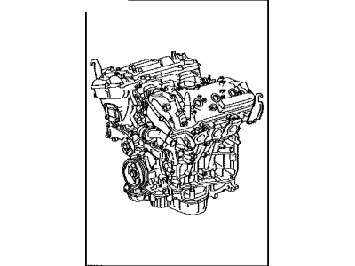 Toyota 19000-0V010 Engine Assembly,Partial