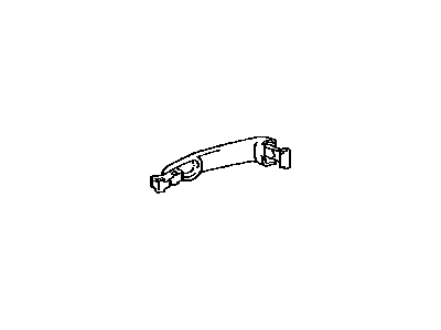 Toyota 69211-AE020-E0 Front Door Outside Handle Assembly,Left