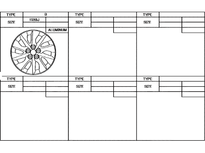 Toyota 42611-47360 Wheel, Disc