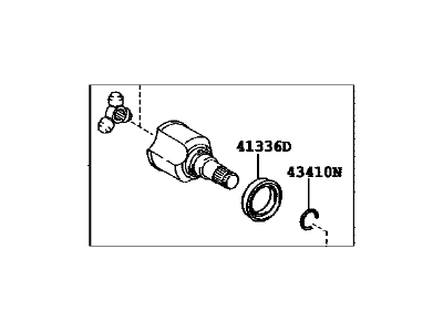 2019 Toyota Prius Prime CV Joint - 43040-47010