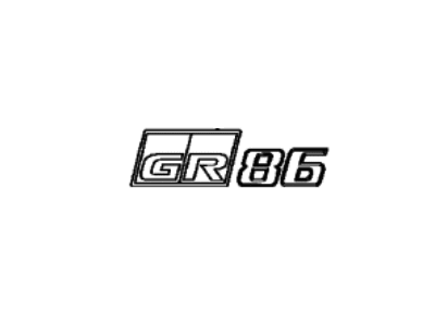 Toyota GR86 Emblem - SU003-10884