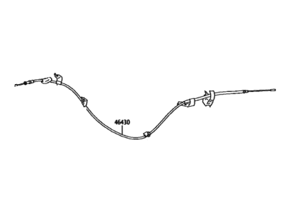 Toyota GR86 Parking Brake Cable - SU003-08829