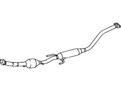 Toyota Celica Catalytic Converter - 17410-22100