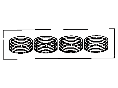 Toyota Celica Piston Ring Set - 13011-88600