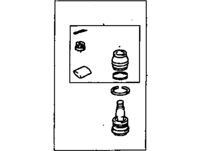 Toyota 43310-39085 Upper Ball Joint Set Front