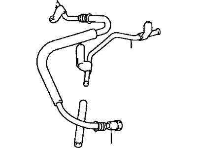 Toyota 90445-12286 Hose, Fuel