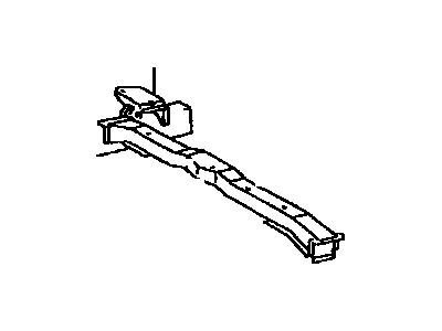 Toyota 51209-0C030 Crossmember Sub-Assy, Frame, Rear