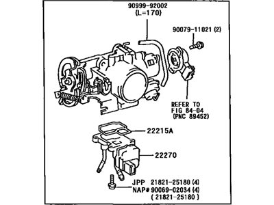 Toyota Avalon Throttle Body - 22210-0A090