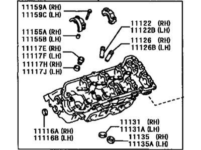 Toyota Sienna Cylinder Head - 11102-09012