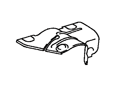 1997 Toyota Camry Exhaust Heat Shield - 17168-74130