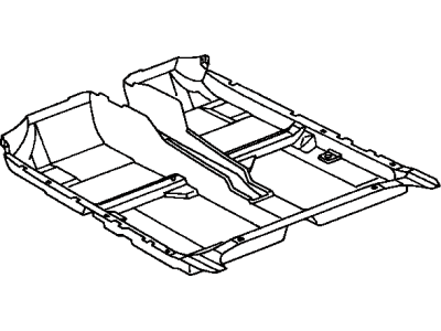 Toyota 58510-AA040-B0 Carpet Assy, Floor, Front