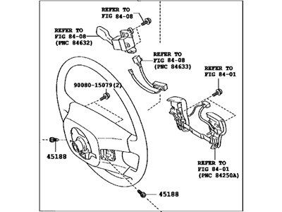 Toyota Avalon Steering Wheel - 45100-07370-A0