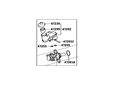 Toyota Avalon Master Cylinder Repair Kit - 47028-07010
