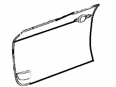 Toyota 67111-42050 Panel, Front Door, Outer RH