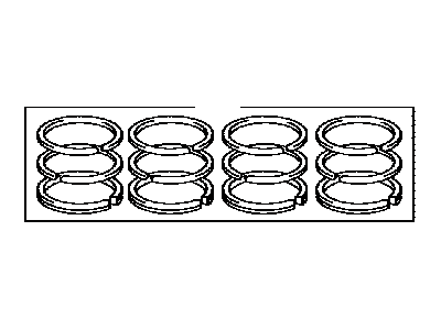 Toyota 13011-31130 Ring Set, Piston