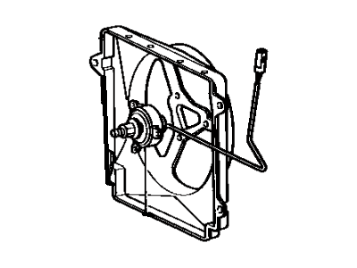 Toyota Tercel Fan Motor - 88550-16040