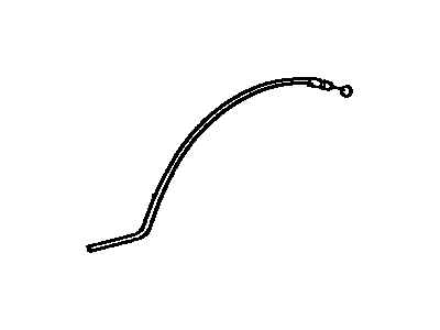 Toyota Supra Fuel Door Release Cable - 77035-14200