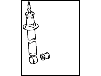 Toyota 48510-14401 Shock Absorber Assembly Front Left