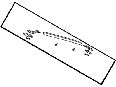 Toyota 63460-42011-B1 Rack Assembly, Roof, RH