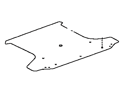 Toyota 58571-42071-E0 Carpet Assy, Rear Floor