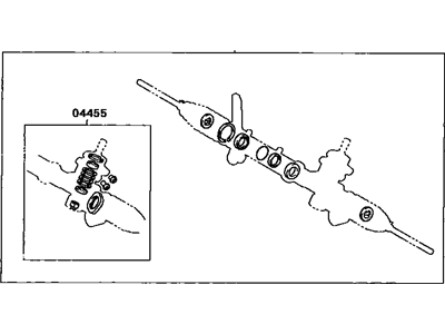 Toyota 04445-42030 Gasket Kit, Power Steering Gear